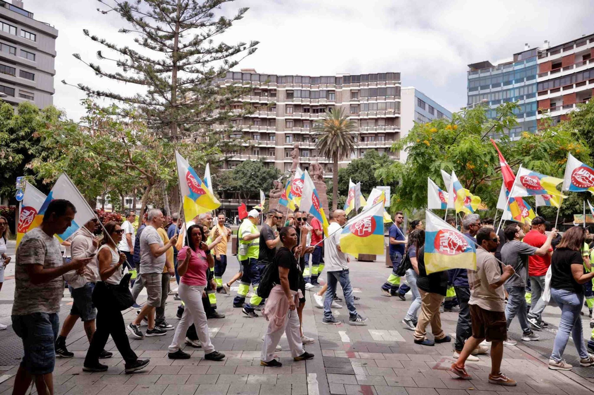 El paro parcial del comercio en Mesa y López por sueldos dignos, en imágenes