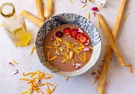 Gazpacho de fresas
