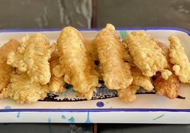 Churros de pescado