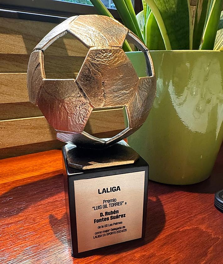 Imagen secundaria 2 - Rubén Fontes, mejor delegado de primera división