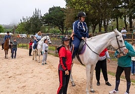 La Laguna de Valleseco acogió este miércoles la 16ª edición del Encuentro de Equinoterapia.