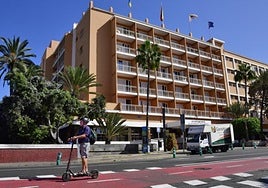 Imagen de archivo de la fachada de las oficinas municipales de Las Palmas de Gran Canaria.