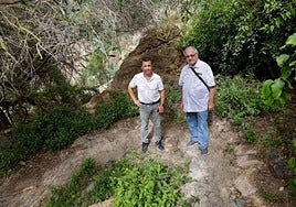 Benito Monagas (i) y Miguel Almeida, en Siete Puertas.