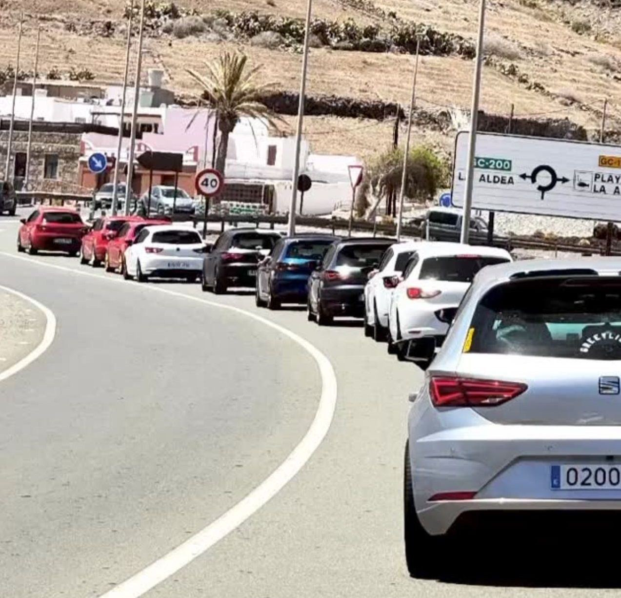 Imagen de archivo de una concentración de Seat.