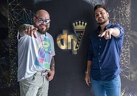 Ángel López junto a Gabriel Domínguez.