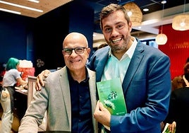 Jorge Alonso y Pedro Andueza, durante la presentación.
