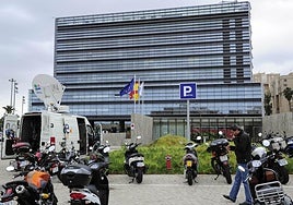 Exteriores de la sede judicial de la capital grancanaria.