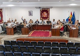 Un momento de la sesión plenaria de este lunes, correspondiente al mes de mayo.