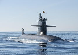 Imagen del submarino 'Isaac Peral'.