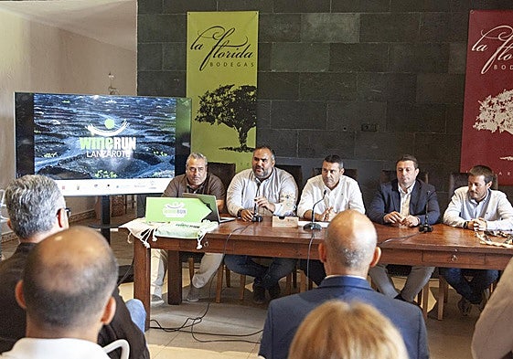 Presentación en bodegas La Florida de la 13ª edición de la Carrera del Vino.
