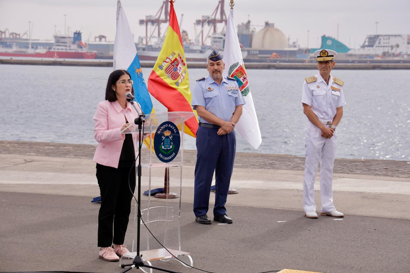 Imágenes de la exposición por los actos del Día de las Fuerzas Armadas en Las Palmas de Gran Canaria