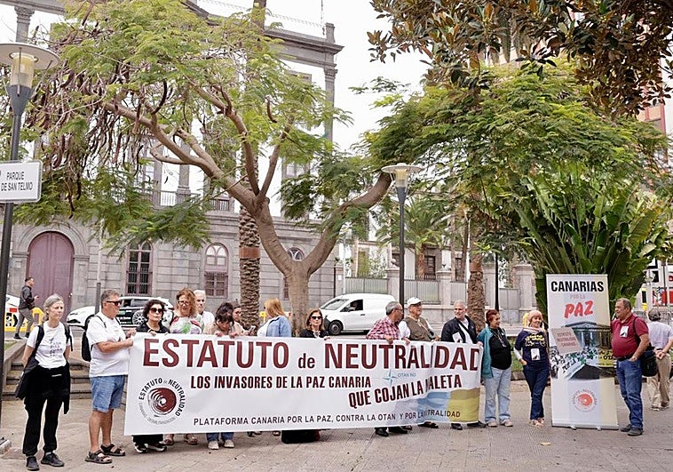 Imagen de la concentración llevada a cabo en San Telmo.