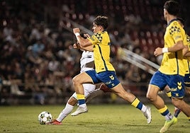 Arturo, en el amistoso del pasado fin de semana de la UD en Estados Unidos.