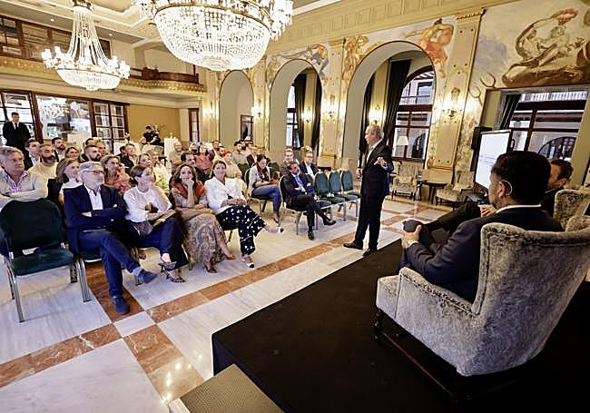 Alfredo Montes durante la presentación