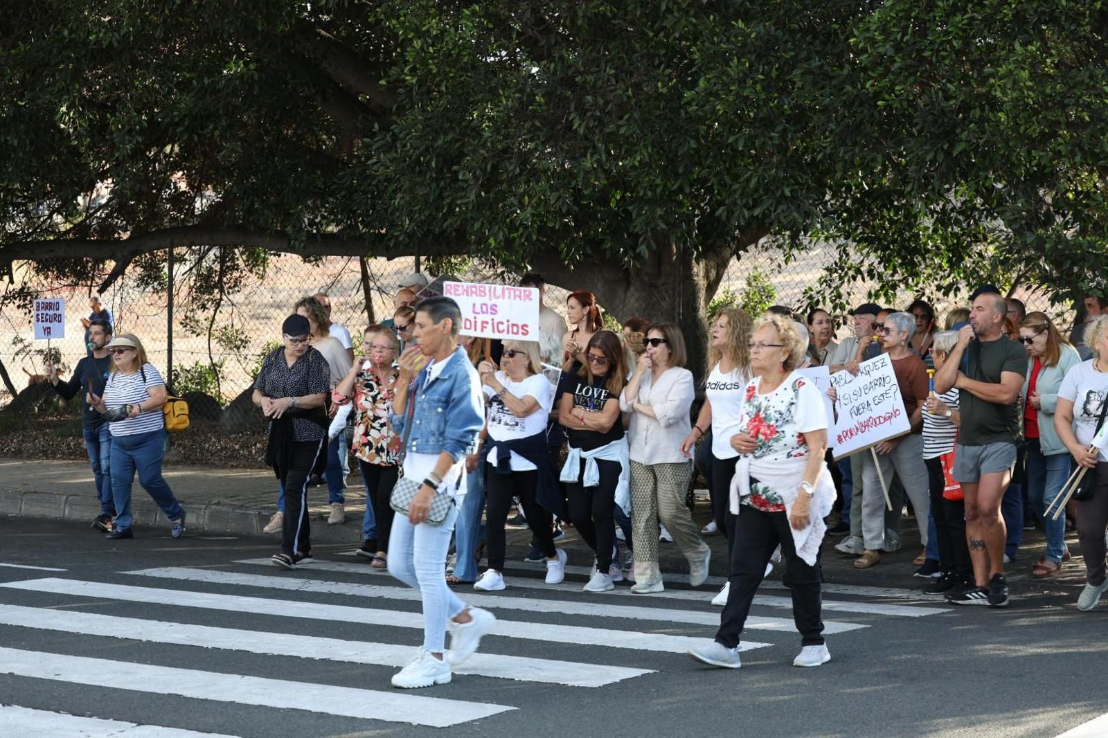 Ciudad Alta protesta por «el abandono» que sufre «desde hace 35 años»