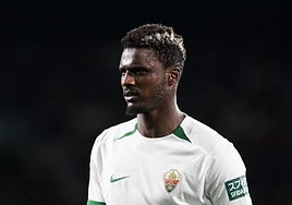 Sory Kaba, con el Elche.