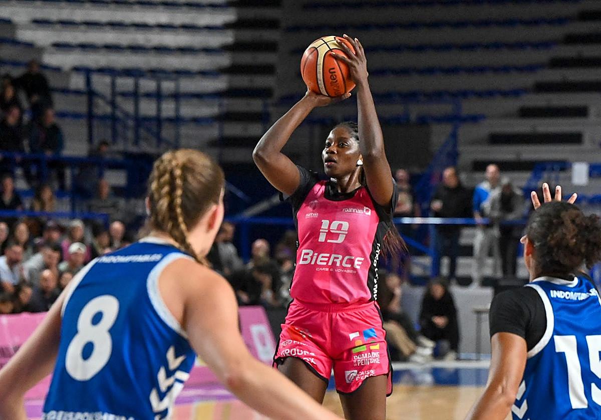 Thiama Kamara, en una imagen de su etapa en Roanne.