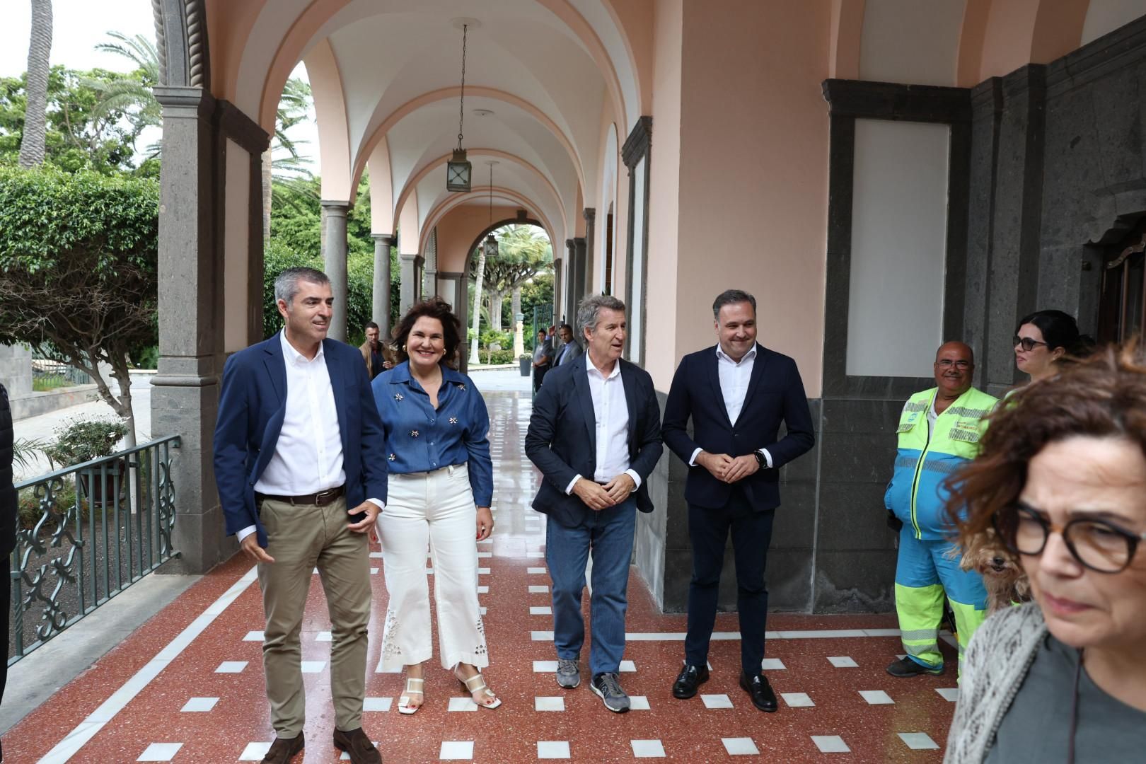 Feijóo atrae masas en el acto del Partido Popular en Las Palmas de Gran Canaria