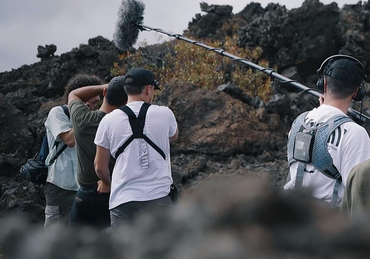 Imagen de un rodaje en el Festivalito.