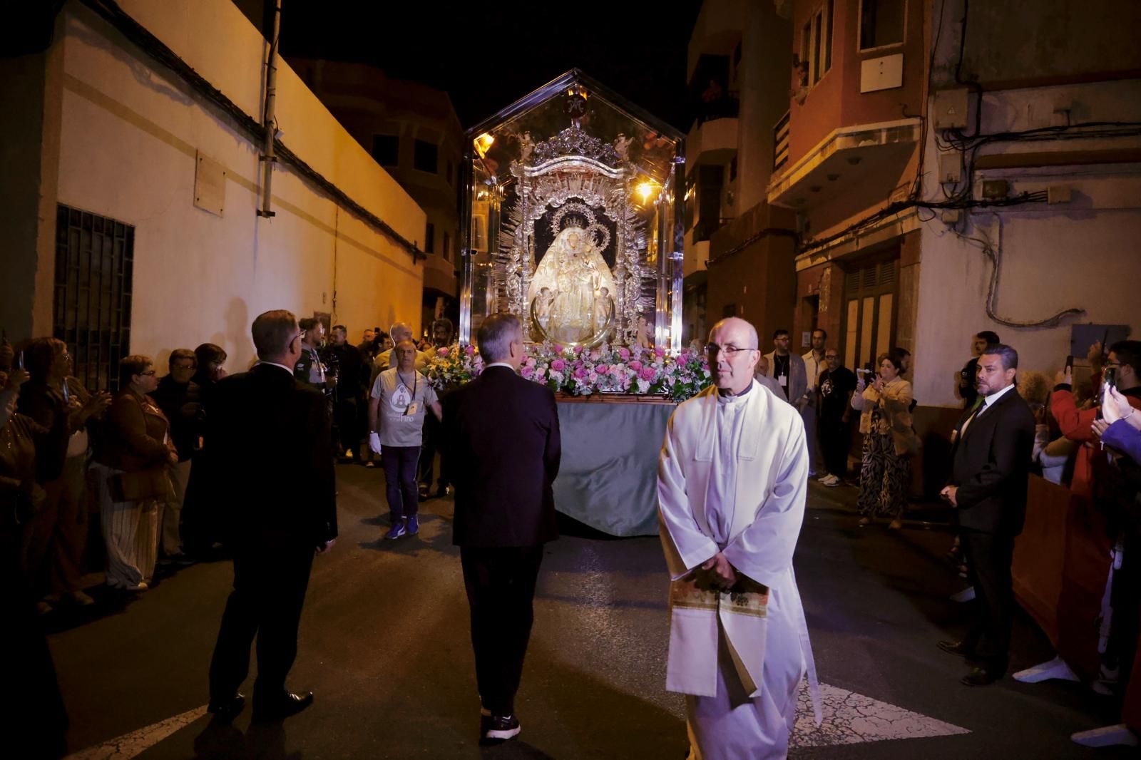 Telde recibe a la Virgen del Pino