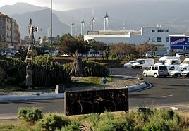 La GC-1 a la altura de Vecindario, donde se produjo el accidente de madrugada.