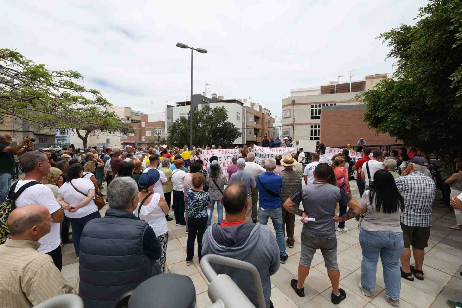 Las protestas de El barrio de Las Torres contra el Plan General, en imágenes