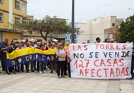 Las protestas de El barrio de Las Torres contra el Plan General, en imágenes