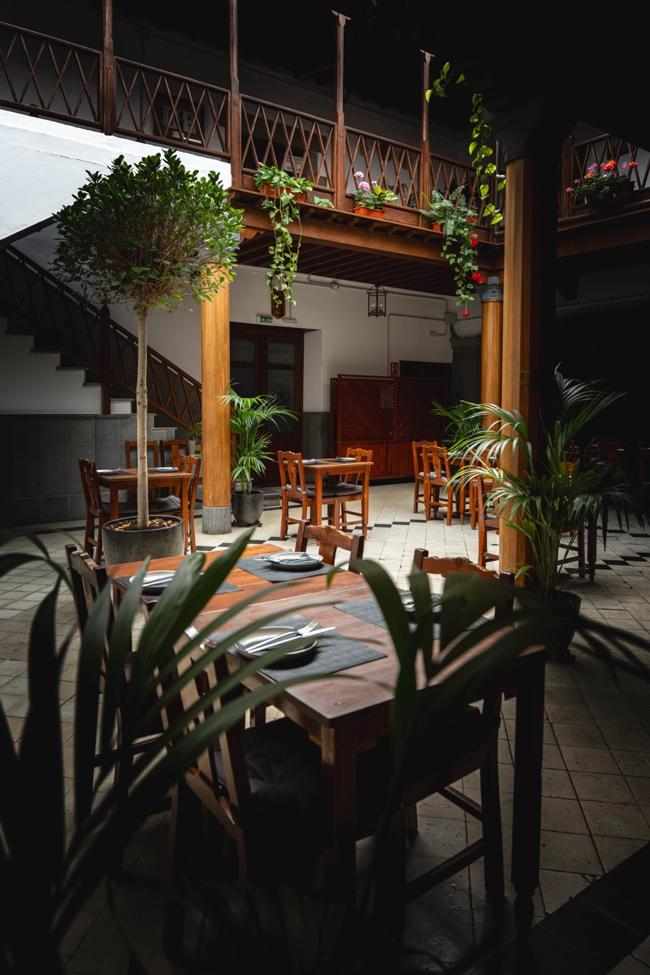 Patio interior, sala de Unión