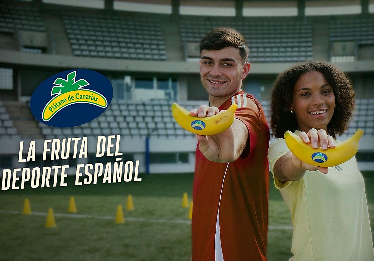 «Siempre he estado ahí»: Plátano de Canarias reafirma suvínculo con el deporte en su nueva campaña
