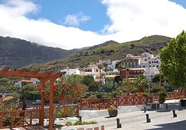 Paisajes naturales del municipio de Tejeda en Gran Canaria.