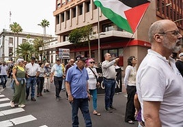 Un momento de la concentración en el parque de San Telmo.