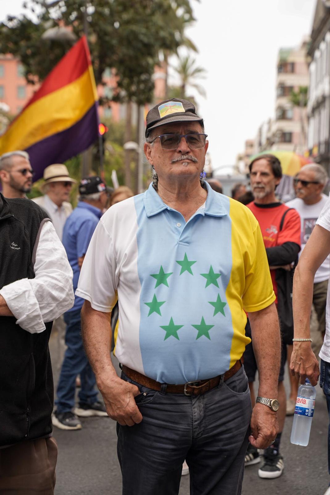 Manifestación antimilitarista en Las Palmas de Gran Canaria