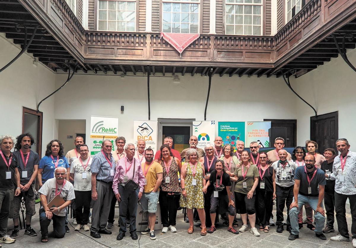Radio Guiniguada acoge el Encuentro de la Red Estatal de Medios Comunitarios en su 40 aniversario