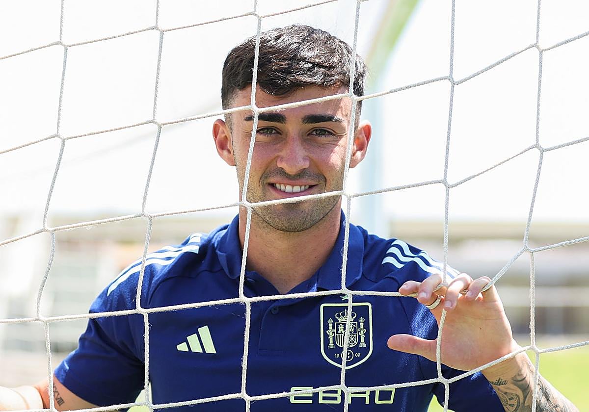 Moleiro, en la concentración de la selección española sub-21.