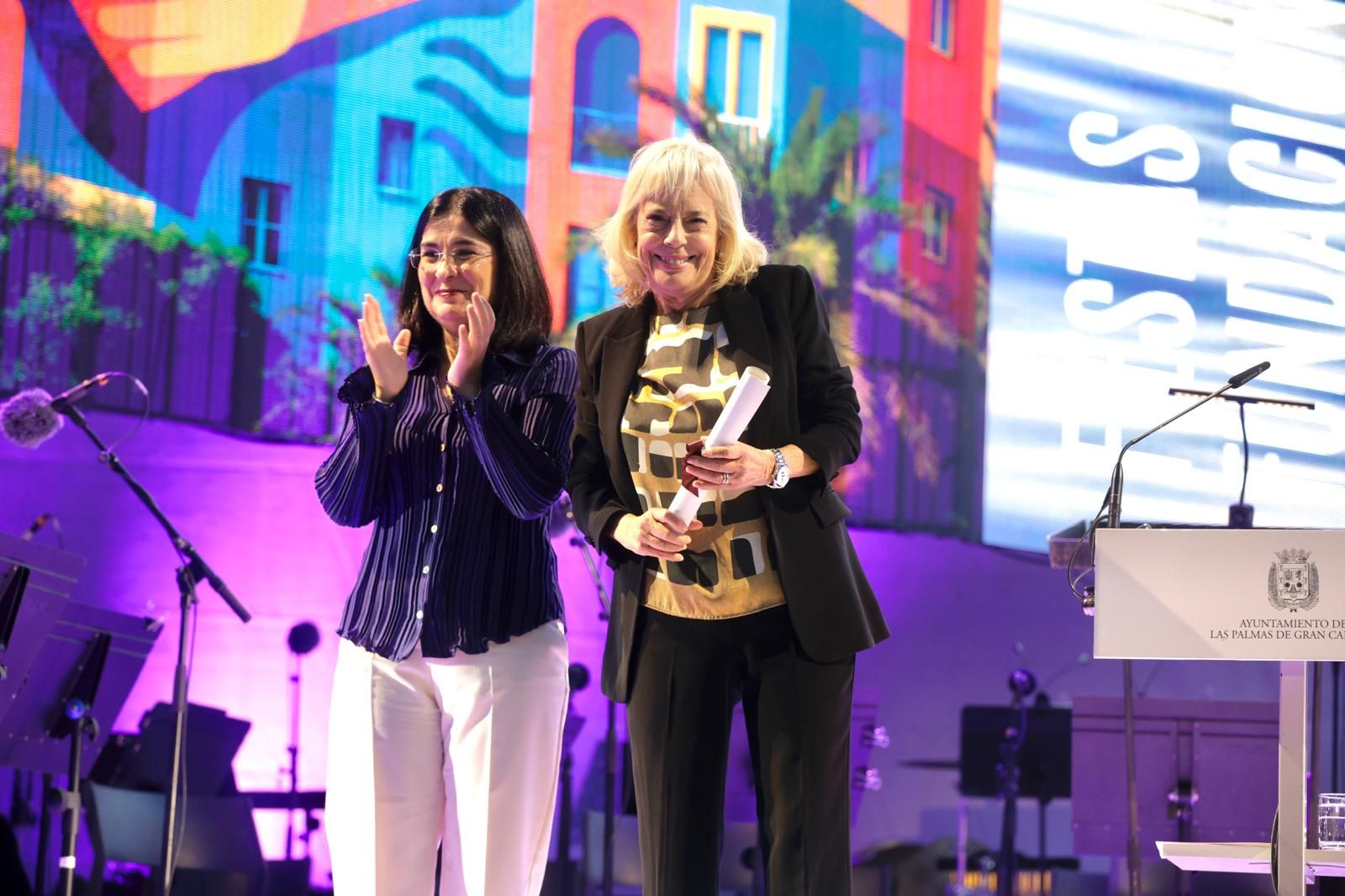 El pregón de Pepi Farray da inicio a las fiestas fundacionales de Las Palmas de Gran Canaria