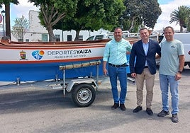 Momento de la entrega del barquillo.