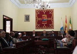 La toma de posesión de José Agustín Arencibia como alcalde de Teror, en imágenes