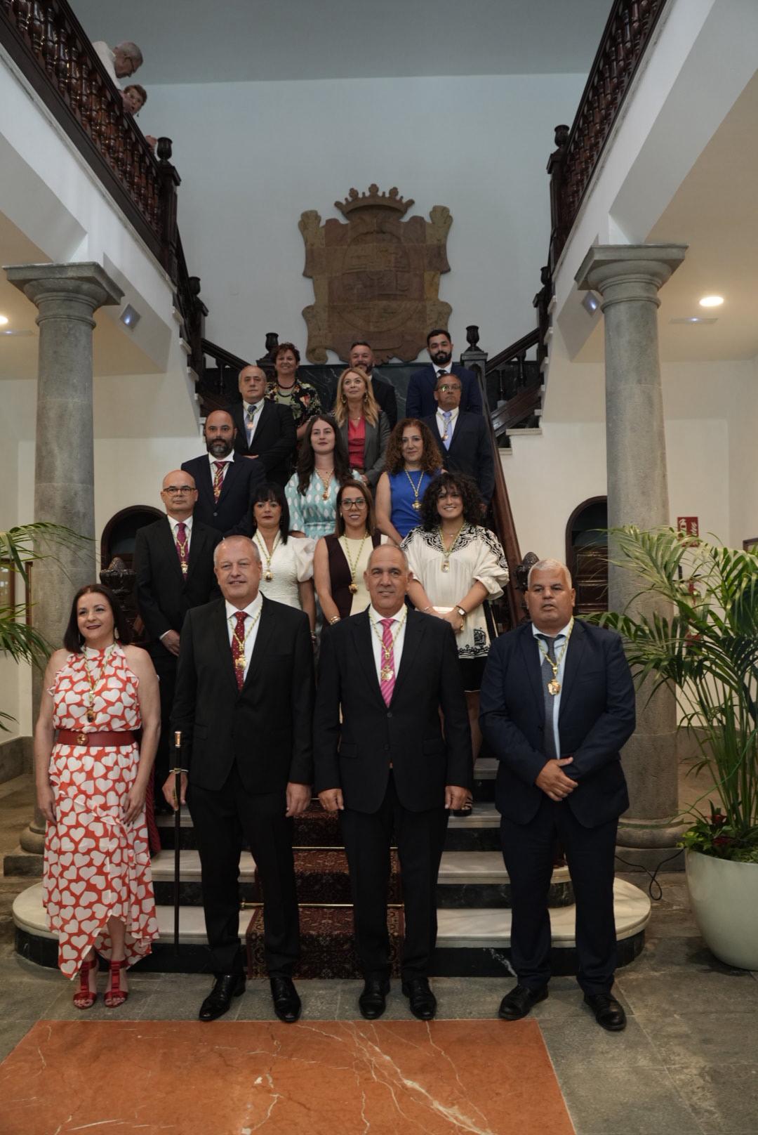 La toma de posesión de José Agustín Arencibia como alcalde de Teror, en imágenes