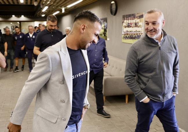 Viera, el día de su despedida en 2023.