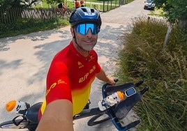 Lionel Morales, durante la Serie Mundial en Taranto, Italia.