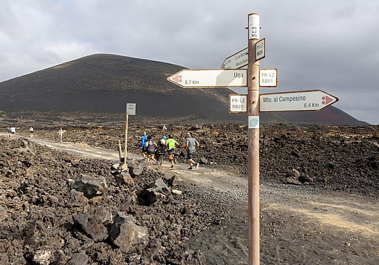 De ruta por La Geria.