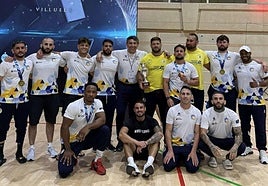 Selección de Canarias que acudió a este campeonato disputado en Barcelona.