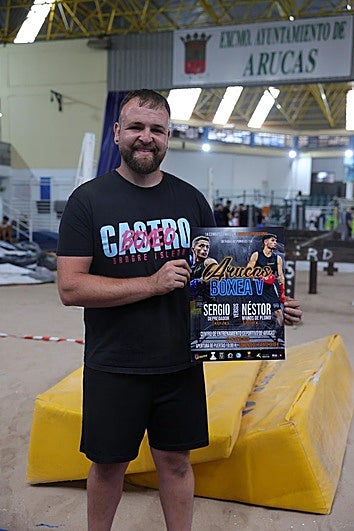 Eleazar Castro, fotografiado este martes en la instalación en la que se desarrollará el evento.