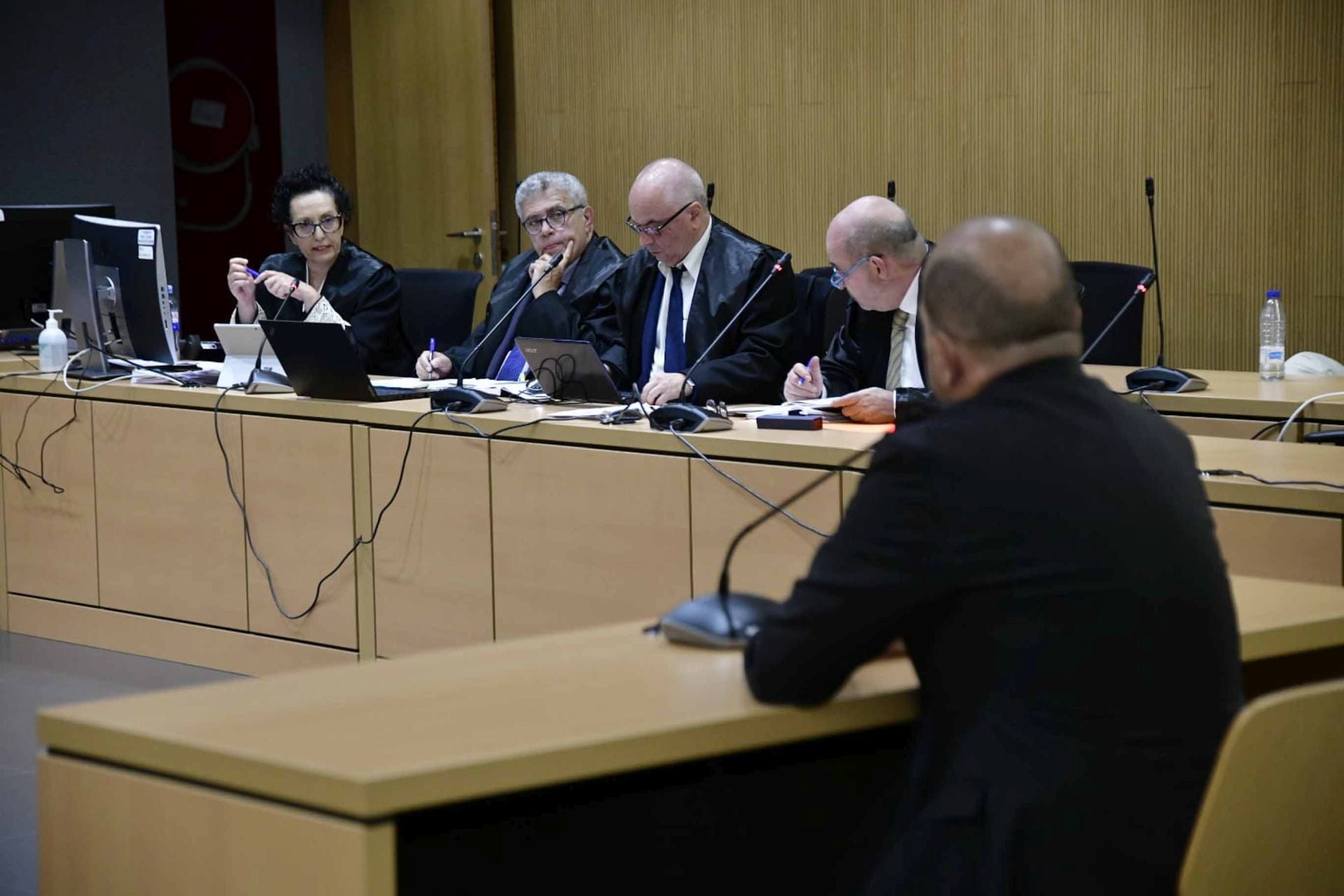 Cardona, contestando a las preguntas de la fiscal Evangelina Ríos