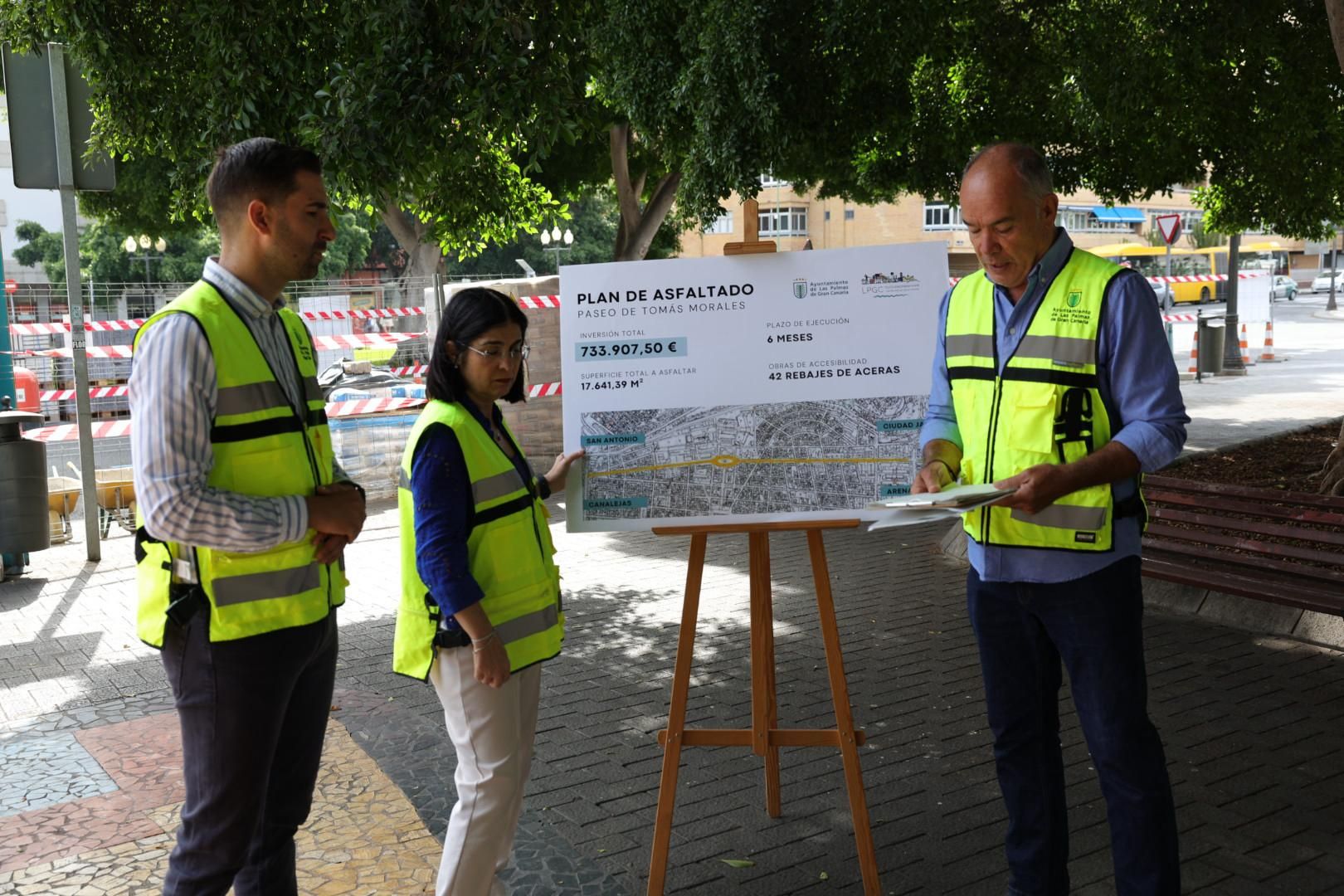 Comienzan las obras de asfaltado en Tomás Morales