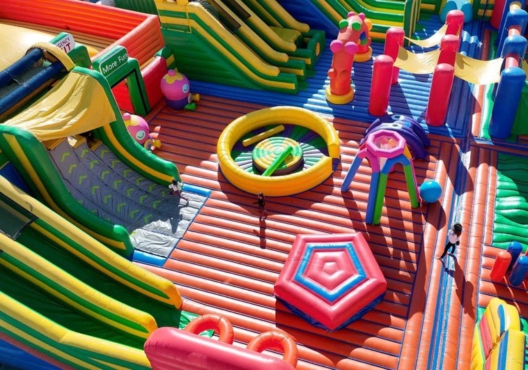 Funbox, el parque hinchable que aterriza en Telde.
