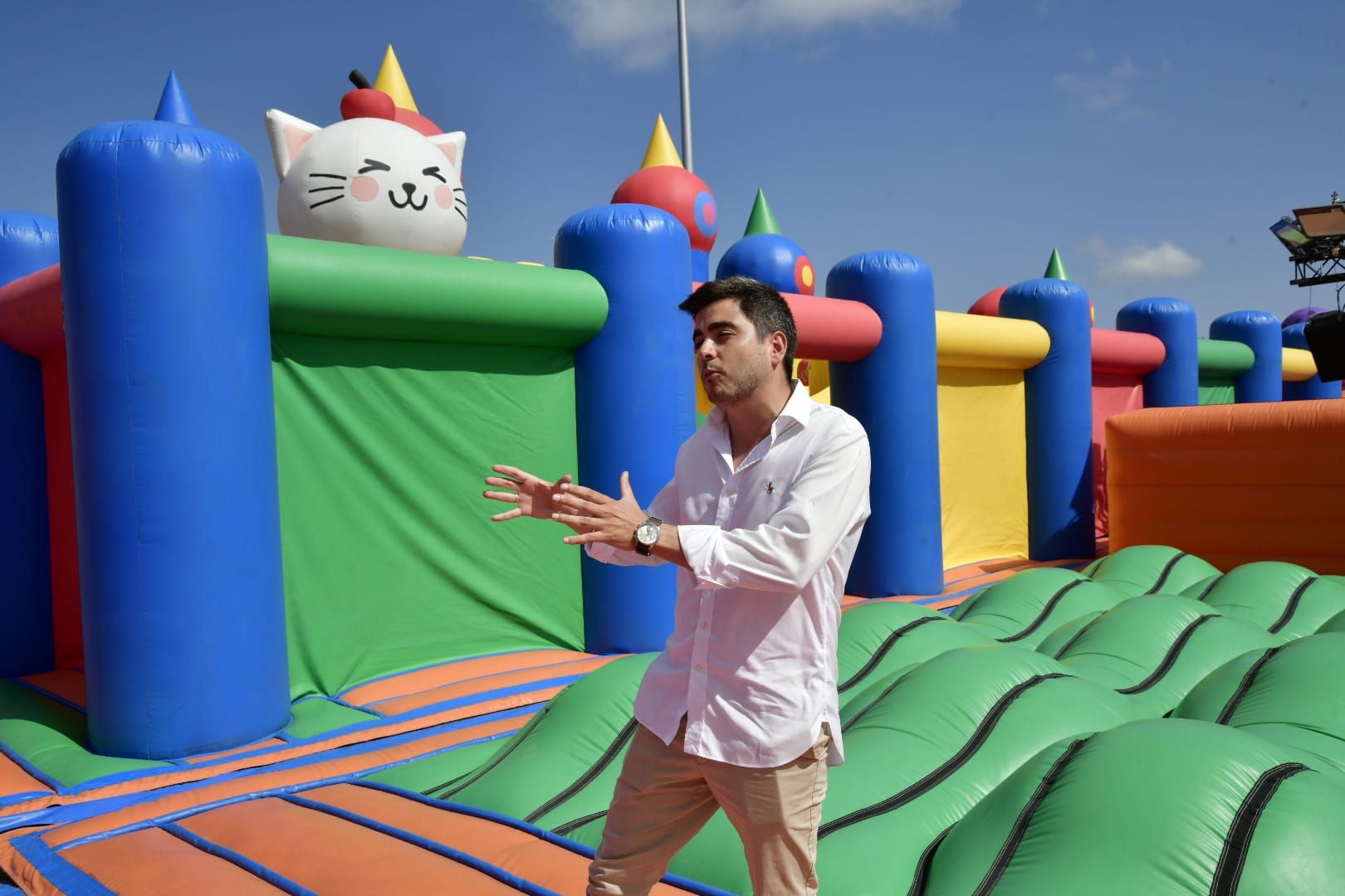 El parque hinchable más grande del mundo, en imágenes