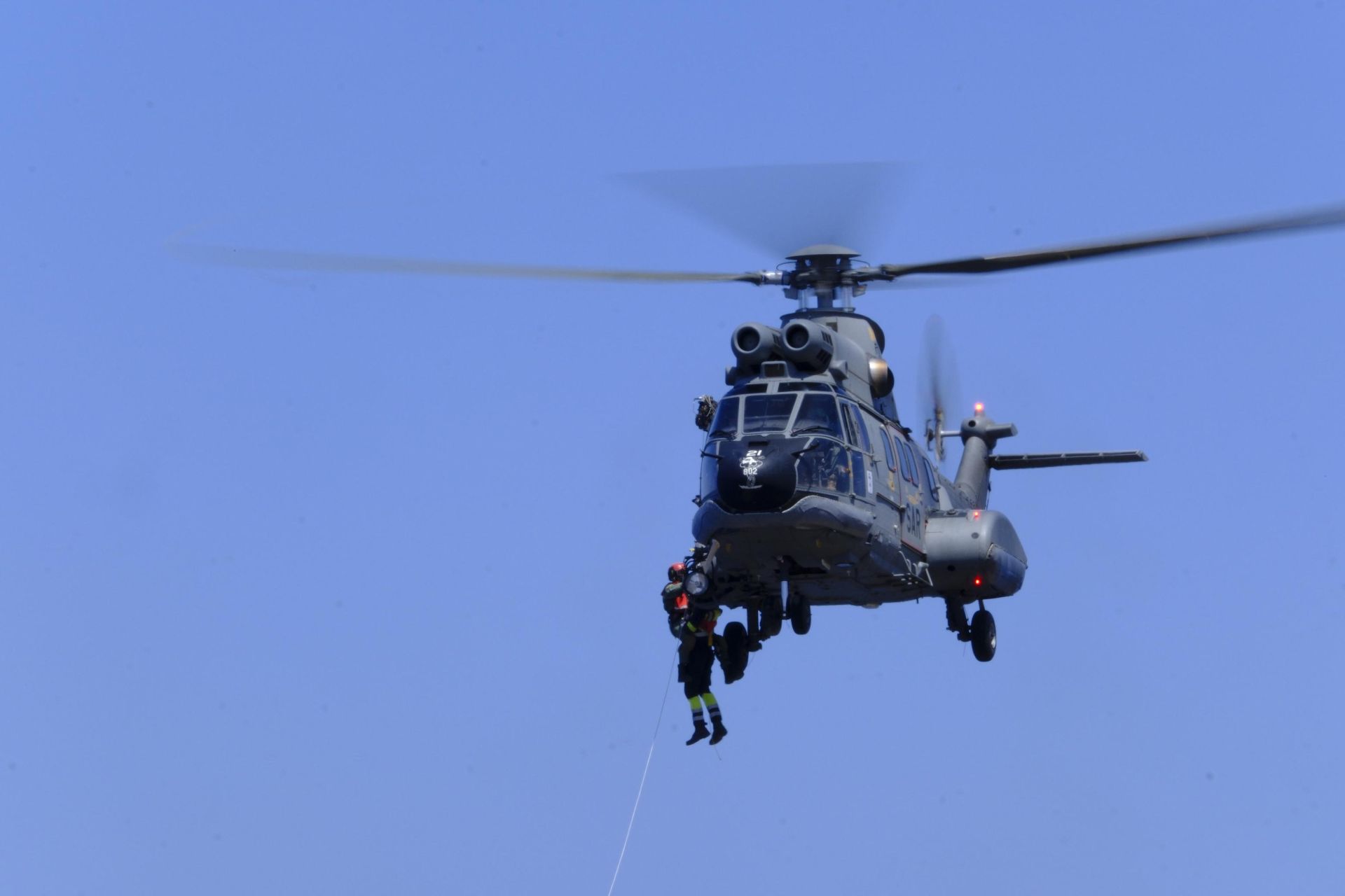 Mogán vive el simulacro de dos accidentes aéreos