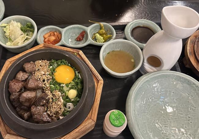 El Bibimbap del restorán Solsot