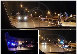 Imágenes del accidente.